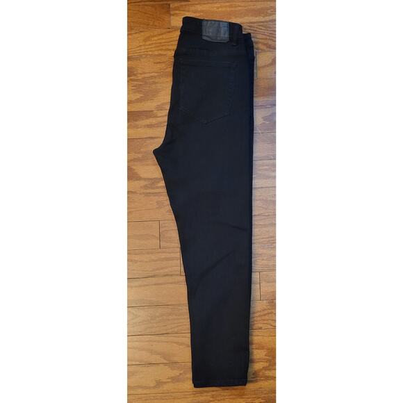 Monkey Ride Jeans Size Juniors Size 15/32 Ankle Straight Mid Rise Black Denim - Picture 12 of 16